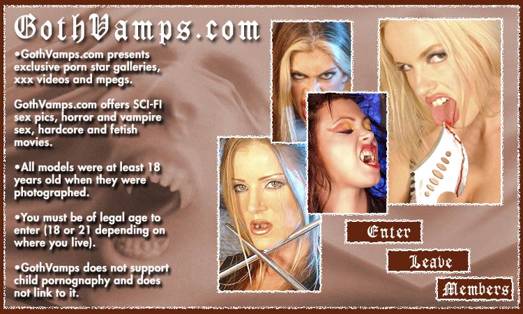 Goth Vamps with knifes